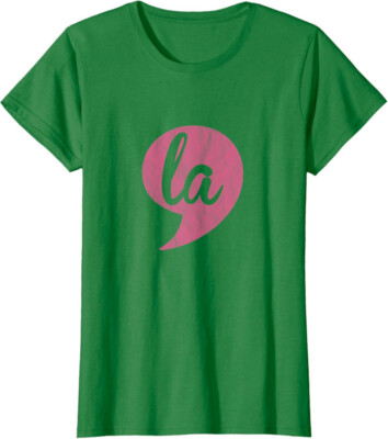 Comma + La Kamala Harris VP 2020 Election AKA Soror Ladies' Crewneck T-Shirt