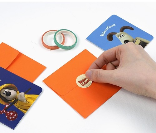 Wallace & Gromit Greeting Card Set | 24 Cards + 24 Envelopes | Made in Korea - Picture 8 of 12