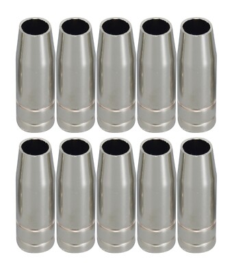 Conical Nozzle of MB 15AK  MIG MAG CO2 Welding Torch Shield Cup Gas Nozzle 10pcs