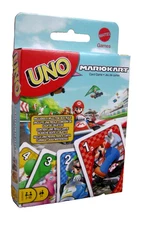 MarioKart Uno Card Game, Includes A Wild Item Box Rule, 2-10 Players, Brand New