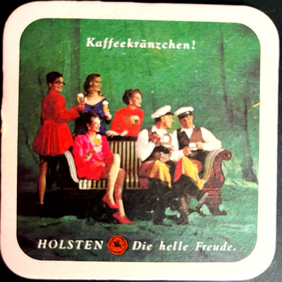 Kaffeekranzchen! Holstein Beer Lot of 47 Coasters Die Helle Freude
