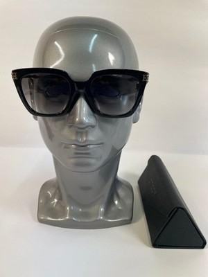 Escada SESF56K Black Sunglasses 52-20-140 Grey Lens