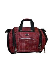 Vintage California Pak Red Plaid Duffel Bag T...