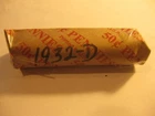 1 roll (50 coins) 1932-D  Lincoln cents Avg. Cir's