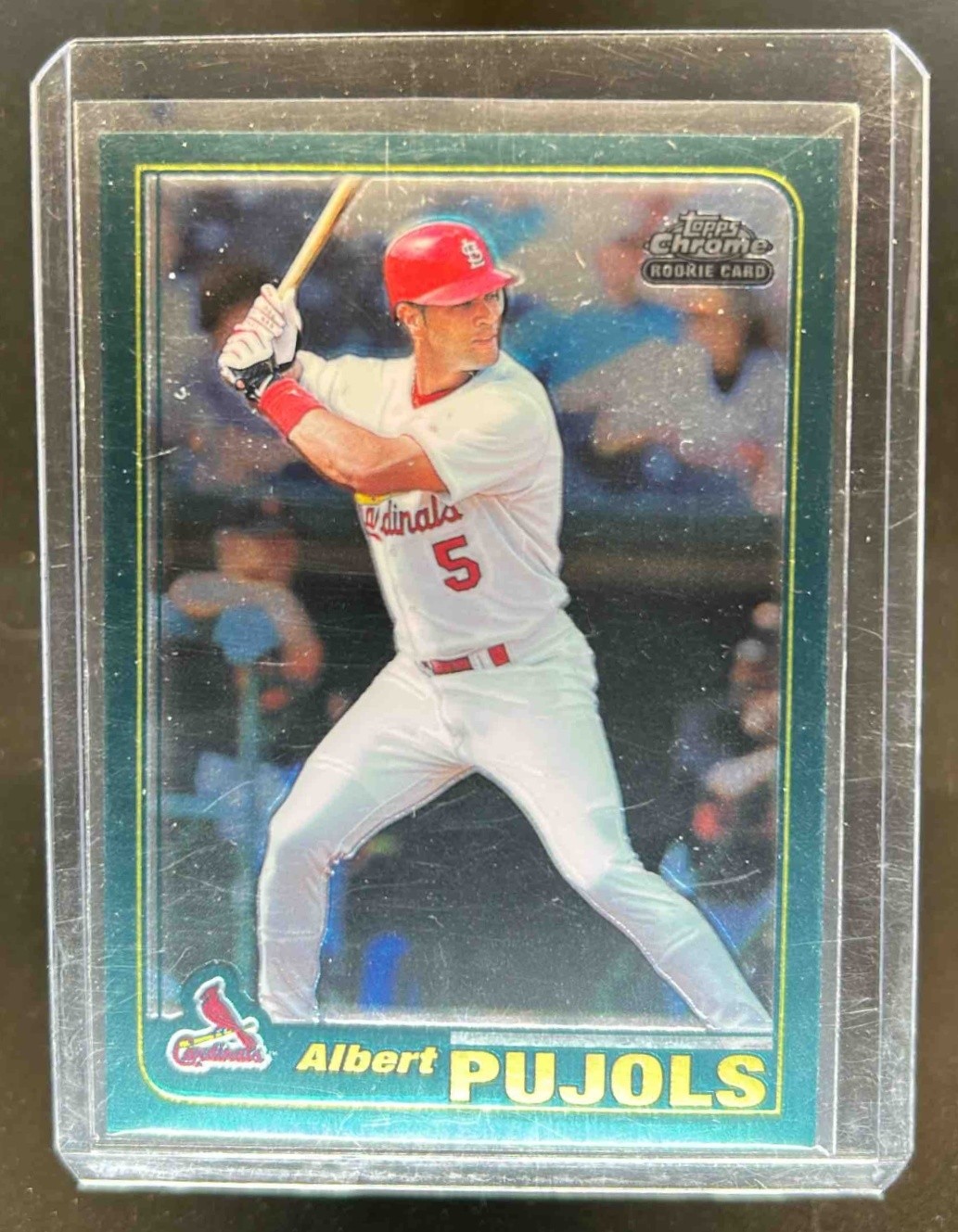 2001 Topps Traded & Rookies Albert Pujols Chrome Rookie RC #T247 Cardinals