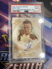 2021 Allen & Ginter Peter Yan Full-size Non-baseball Auto Psa 8