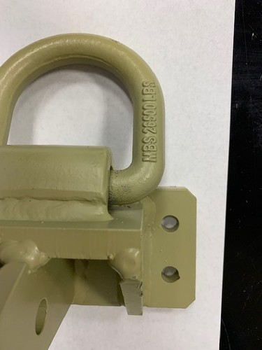 Anello a D resistente 3/4" con piastra di montaggio, 26.500 libbre. - Foto 4 di 10