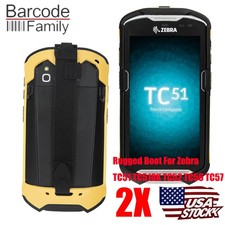 2X Protective Cover Bumper Boot HandStrap for Zebra TC51 TC510K TC52 TC56 TC57X