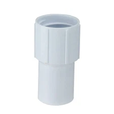 Northlight 3.5" White Cuff for Swimming Pool or Spa 1.25" Vacuum Hose