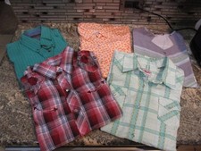 Womens, Lot of 5, Roper, Cowgirl, Western Shi...