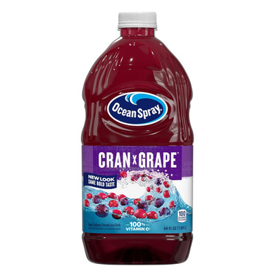   Cran-Grape  Cranberry Grape Juice Drink, 64 Fl Oz Bottle