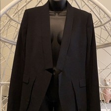 Halston Heritage Black Open Blazer - EUC w Lining