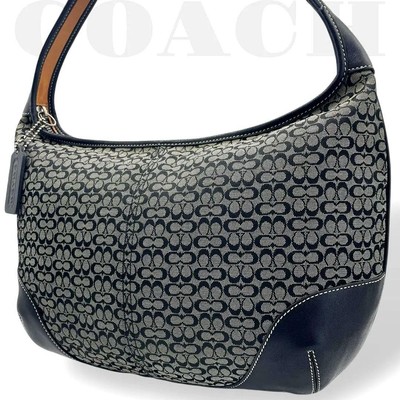 Vintage Coach 6617 Signature Ergo Hobo Shoulder Bag Black Vintage Coach 6617 Signature Ergo Hobo Shoulder Bag Black
