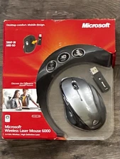 Microsoft Wireless Laser Mouse 6000 2.4 GHz New Sealed