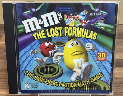 Vintage 2000 M&M's: The Lost Formula Video Game PC/Macintosh CD