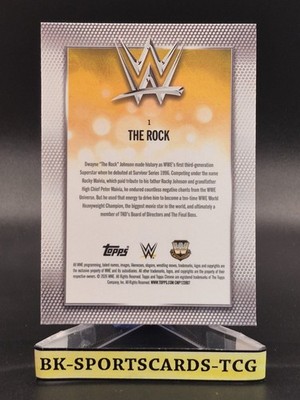 2026 Topps Chrome WWE THE ROCK X-Fractor WWF SP #1 | eBay