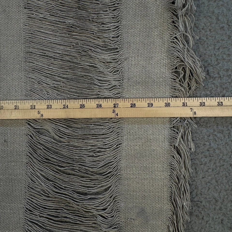 Poncho Serape Mexicano Tejido a Mano Marrón Claro Borla Borla Talla Única Foto 4 de 4