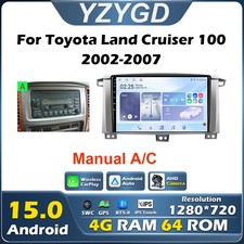 For Toyota Land Cruiser 100 2002-2007 Carplay Multimedia Players Bt Android Auto For Toyota Land Cruiser 100 2002-2007 Carplay Multimedia Players Bt Android Auto