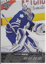 2015-16 Upper Deck Series 1 ANTOINE BIBEAU Young Guns rookie card #240. rookie card picture