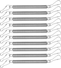 10Pz Molla di Prolunga, Molla in Acciaio Inox con 2 Clip per Trattenere Acqua di Coniglio