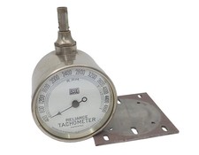 Vintage Reliance 4800 Rpm Tachometer Porcelain Face Traditional Hot Rod Era Wow Vintage Reliance 4800 Rpm Tachometer Porcelain Face Traditional Hot Rod Era Wow