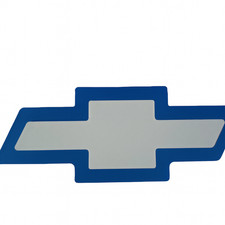 New Chevrolet Chevy Truck Large Blue Bowtie Cover Plug Cap Tow Hitch 2 Receiver