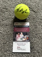 Daniil Medvedev autografo firmato Wilson US Open 1 palla da tennis autenticazione JSA