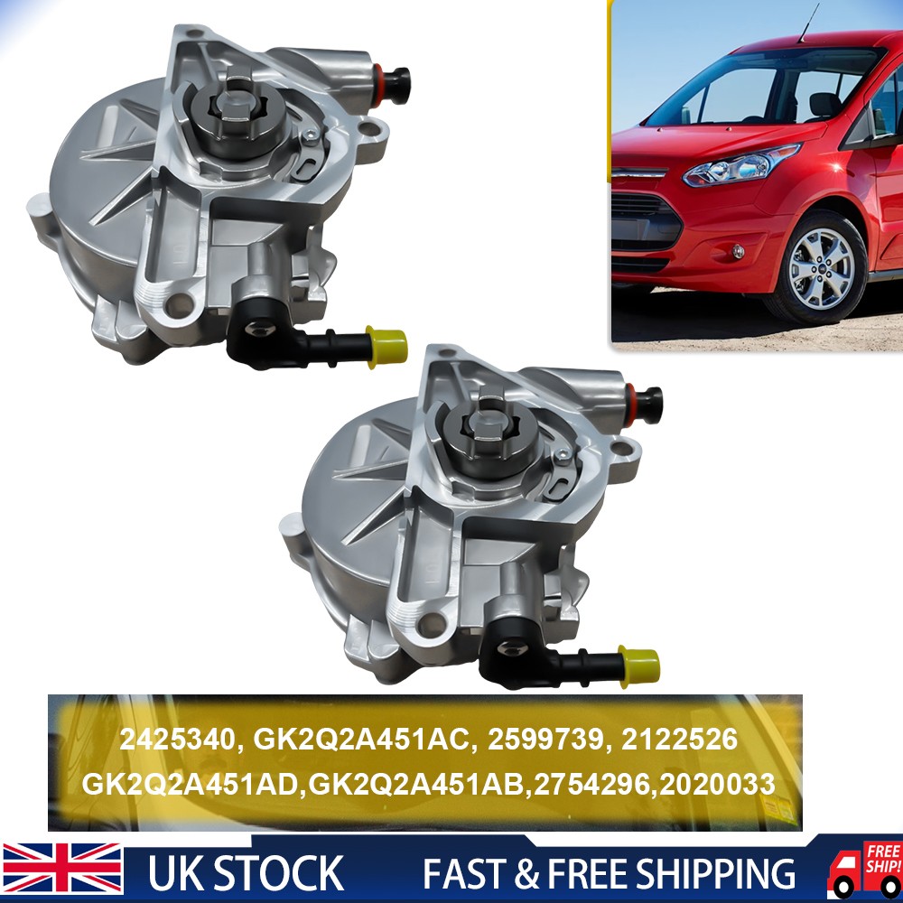 2x For Ford Transit Custom 2.0 Ecoblue Vac Vacuum Pump ref 2599739 GK2Q2A451AB