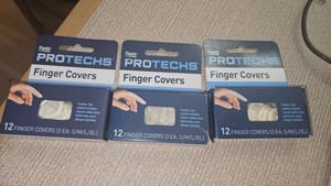 Protechs finger covers 36 pcs 3 boxes of 12 new in box