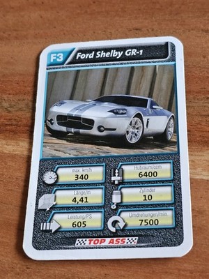 Ford Shelby GR 1  - Prototypen Einzelkarte - Quartett  (7C)