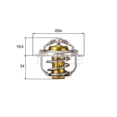 Behr Thermostat avec Joint pour Audi A4 A5 A6 Q5 Seat Exeo - Photo 1/4