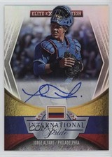 2015 Panini Elite Extra Edition Signatures /99 Jorge Alfaro #23 Auto 4d3