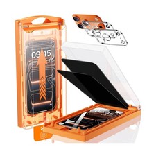 MRGLAS TOP 9H Glass 2 2 Packs for iPhone 17 Pro Max Privacy Screen Protector...