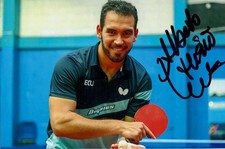 Alberto Mino , Nationalspieler Ecuador ,  Tischtennis , original signiert