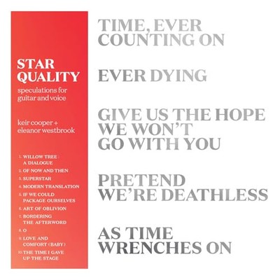 Keir Cooper Eleano - Star Quality - Speculations for Guitar and Vo - A11501z