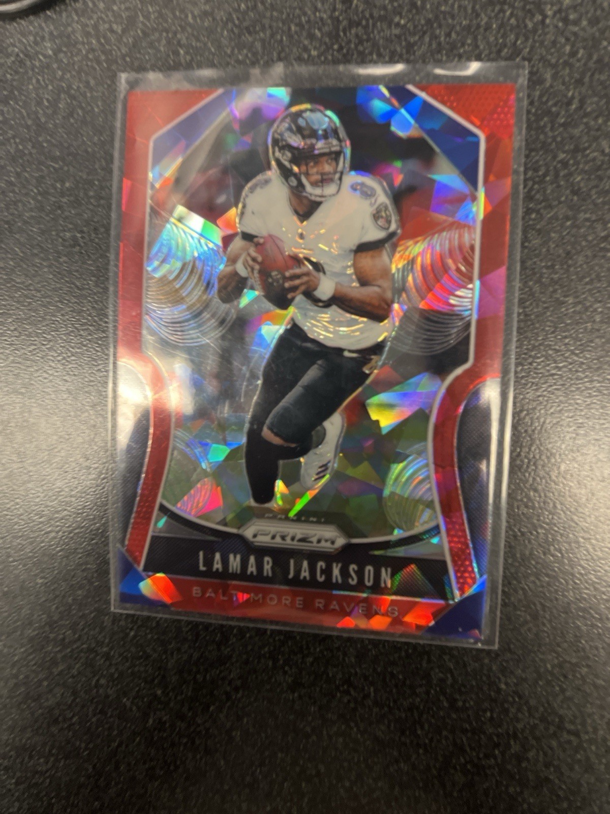 2019 Panini Prizm - Lamar Jackson #71 Red Ice Prizm