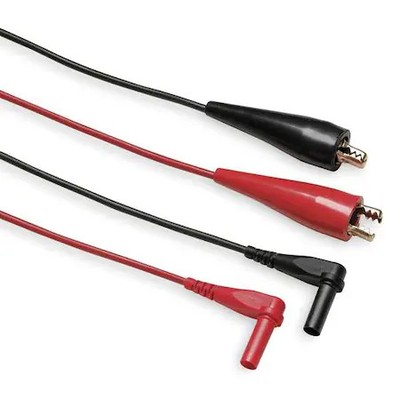 Fluke Fluke-Tl28a Automotive Test Lead Set, Cat I 30V, 60'', Silicone, Black, Red