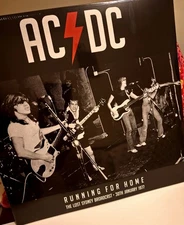 AC DC Running for home live 1977 Bon scott vinyl lp Angus young sydney australia