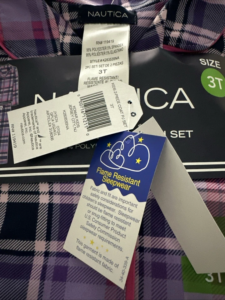 JUEGO DE 2 PC Abrigo Nautica Kids Talla 3T Foto 2 de 3