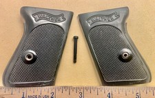 Original Factory Postwar Walther Model PPK Black Grips w/ Screw -Nice Condition 
