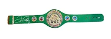 Mike Tyson Signed Autographed Green WBC World Championship Replica Belt Beckett