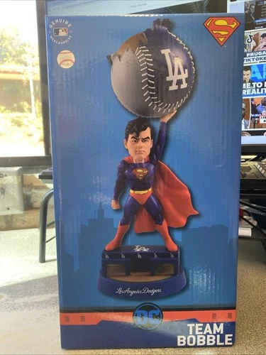 Superman Los Angeles Dodgers DC x MLB Rare Special Edition Bobblehead /2020!