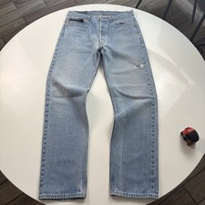 Vintage Levis 501xx Jeans Mens 35x36 Fits 32x32.5 Made in USA Button Fly 1994