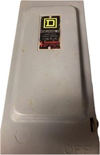 Square D 30 amp, Fusible Safety Switch, 3 phase,  H361, 600vac