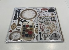 Bo Bunny Homemade Scrapbook Embellishment Kit- "Time Piece" -See Description