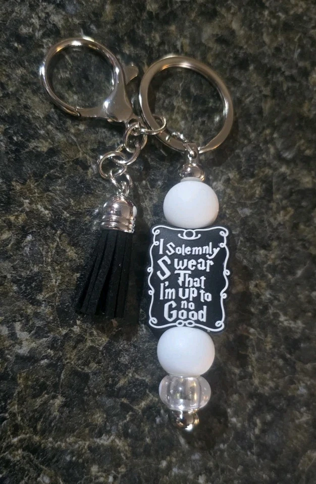 Harry Potter Silicone Keychain Bag Charm  - 4 inches - Harry Potter Quotes Gifts - Image 2 of 4