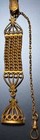 Watch fob: Gold plate, vintage J.F. Sturdy & Sons, 4.5"x5/8" (Lot #155) — photo 1