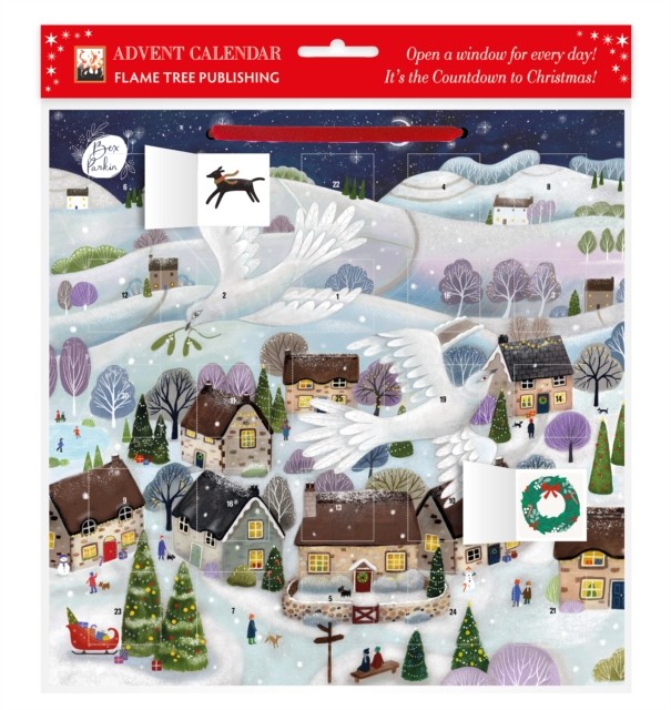 Bex Parkin: Doves Advent Calendar (with stickers) (Calendar)