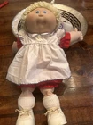 Vintage 1985 Coleco Cabbage Patch Kids Blonde Blue Eyes Doll Xavier Roberts 16”