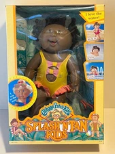 Vintage 90's Cabbage Patch Splash'n Tan Kids Vivian Rachel African American Doll